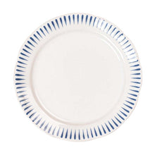 Load image into Gallery viewer, Sitio Stripe Dessert/Salad Plate - Indigo
