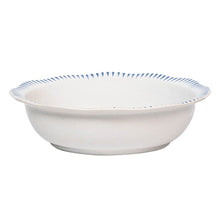 Load image into Gallery viewer, Sitio Stripe 12&quot; Serving Bowl - Indigo
