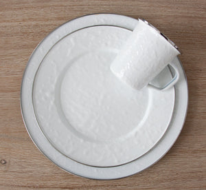 Solid White Dinner Plates (Set of 4)