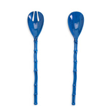 Load image into Gallery viewer, Blue Bamboo Serving Set
