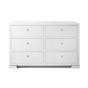 Bungalow 5 - Frances 6-Drawer Textured Lacquered Chest - XL