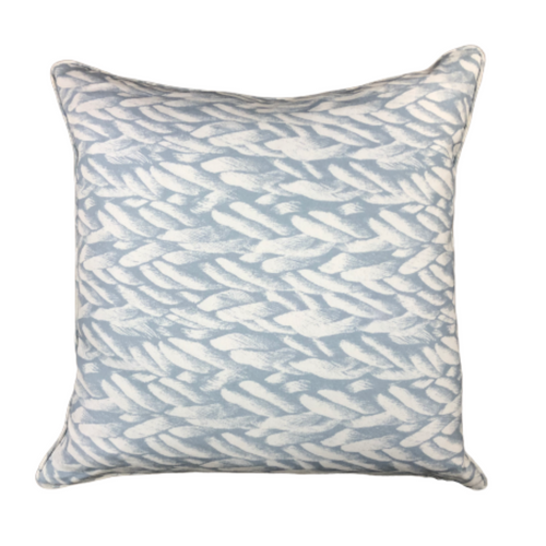 Icy Blue Rope Pillow
