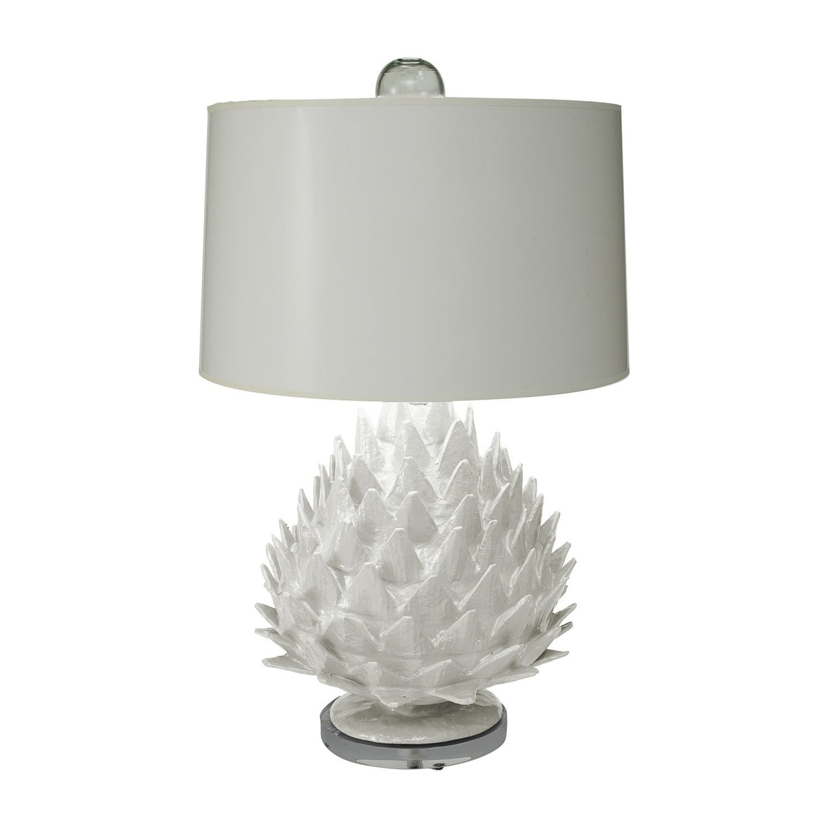 Artichoke White Table Lamp