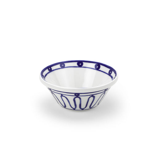 Blue Kyma Porcelain Bowl