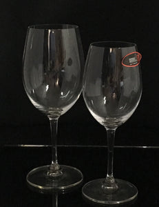 The Riedel Crystal White Wine - Engraved Coordinates Glass- Set of Two
