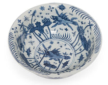 Load image into Gallery viewer, Blue &amp; White Village Fish Bowl Phoenix - Large
