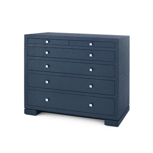 Frances 6-Drawer Textured Lacquered Chest