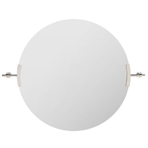 Madden Round Mirror - Polished Nickel