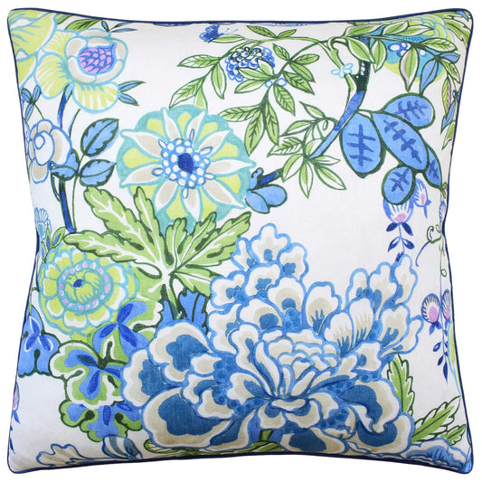 Peony Garden Linen Pillow