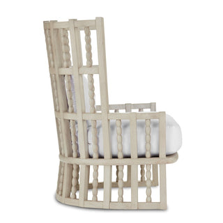 Norene Gray Wing Chair