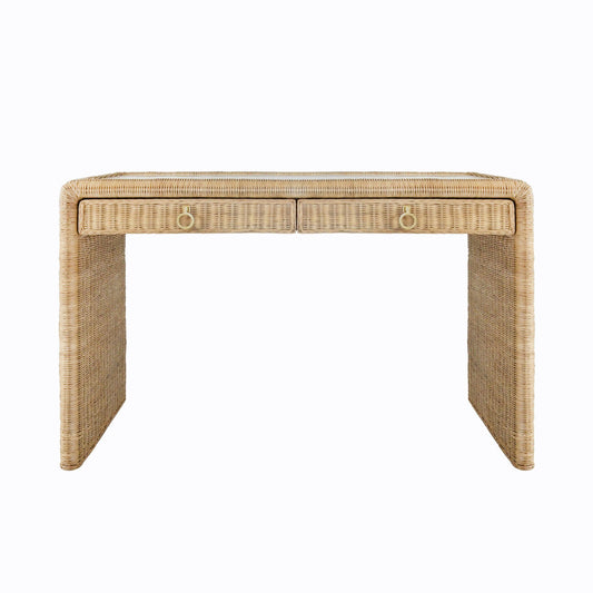 Adrien Rattan Desk