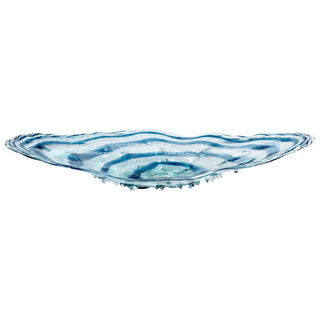 Abyss Glass Plate - Blue/Clear
