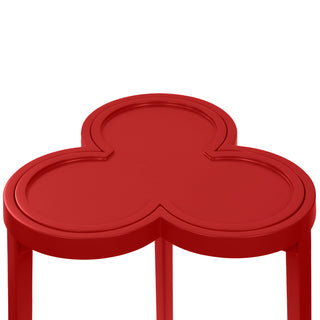 Dylan Modern Natural Grasscloth Clover Table