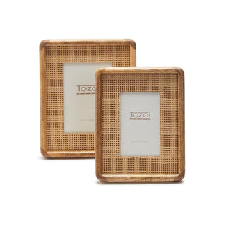 Cane Photo Frame - Set of 2