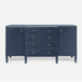 True Navy Faux Belgian Linen