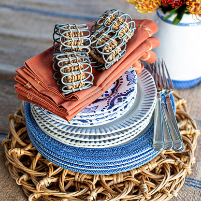 Iberian Salad Plate - Indigo - Set of 4