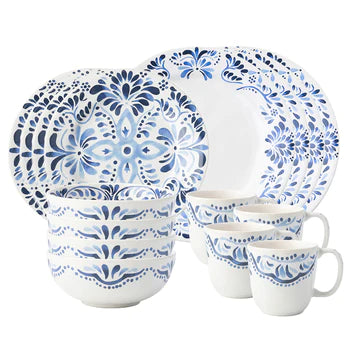 Iberian 16pc Place Setting - Indigo