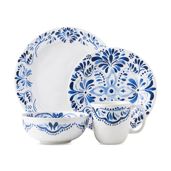 Iberian 16pc Place Setting - Indigo