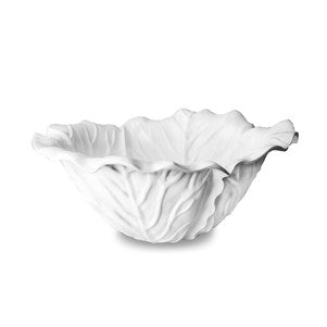 Vida Large Lettuce Salad Bowl in White Melamine