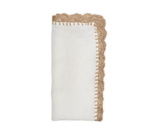 Load image into Gallery viewer, Shell Edge Napkins (Set of 4)
