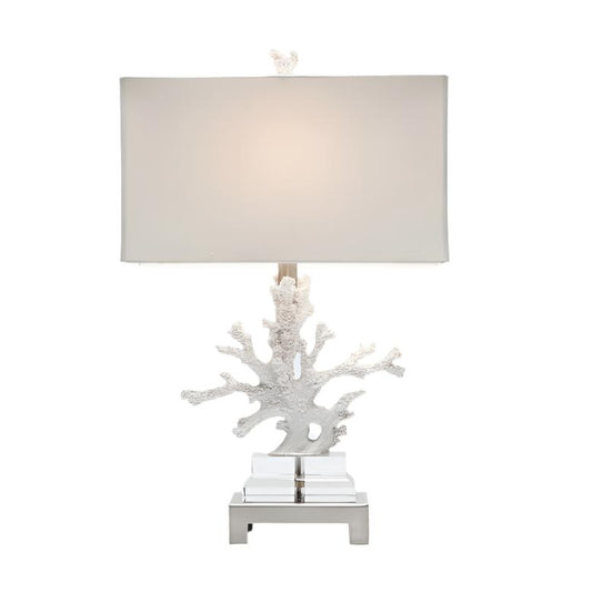 Naia White Faux Coral Table Lamp