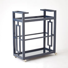 Load image into Gallery viewer, Grid Block Bar Cart - Navy

