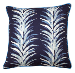 Palm Blue Pillow