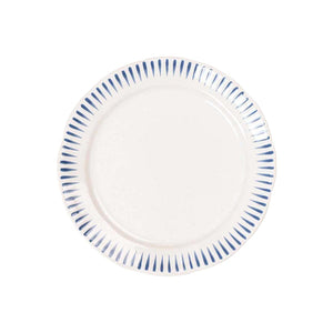 Sitio Stripe Side/Cocktail Plate - Delft Blue (Set of 4)