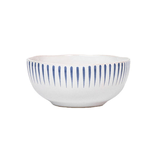 Sitio Stripe Cereal/Ice Cream Bowl - Delft Blue (Set of 4)