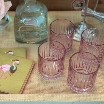 Aquarelle Pink Shot Glass  - Set of 4