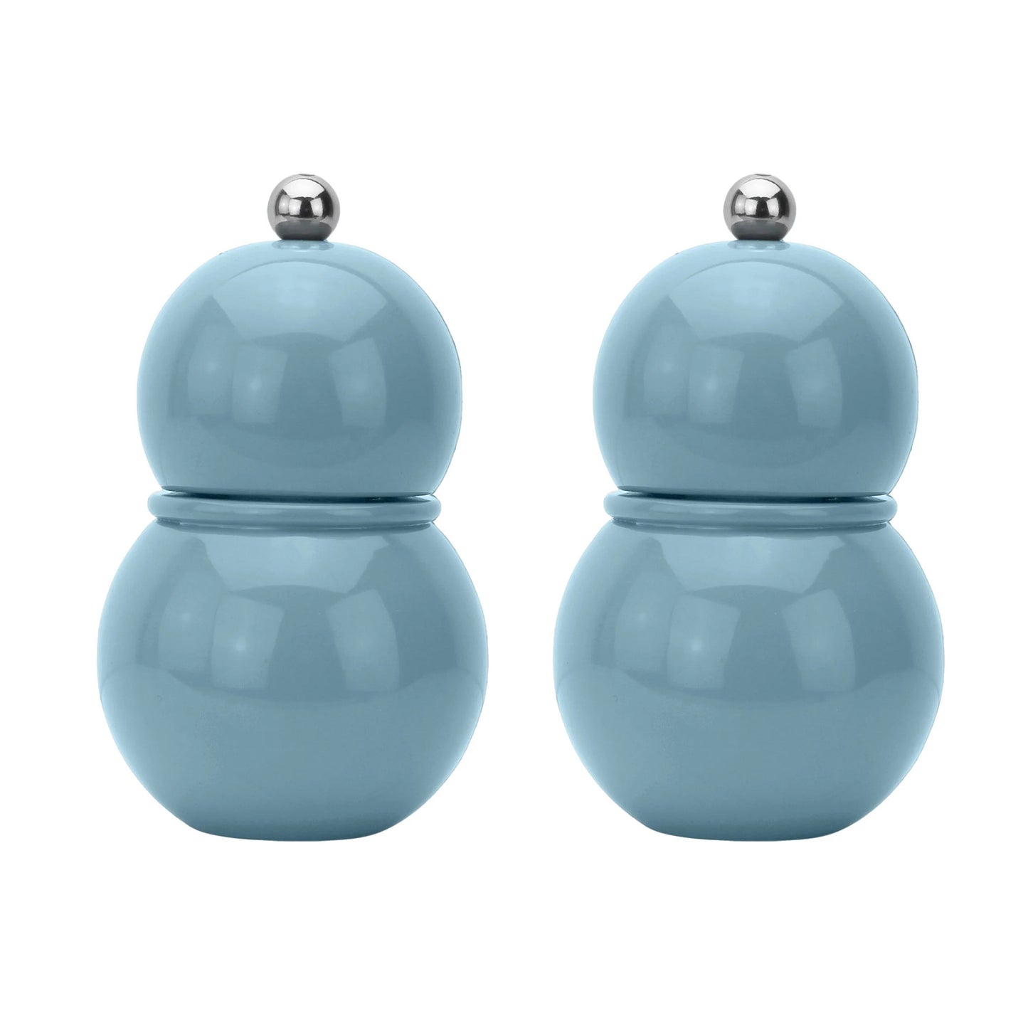 Chambray Chubbie Salt & Pepper Mill Grinder Set