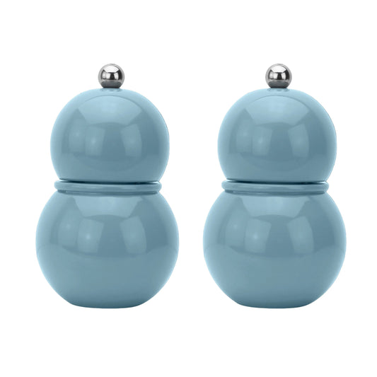 Chambray Chubbie Salt & Pepper Mill Grinder Set