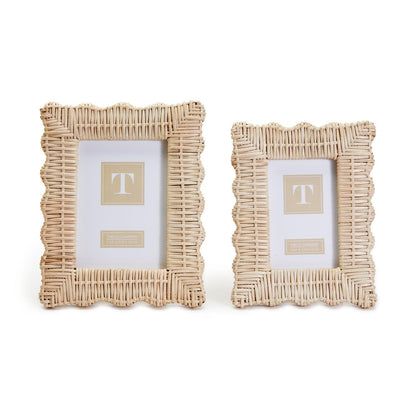 Wicker Weave Photo Frames (Set of 2)