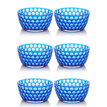 Load image into Gallery viewer, Lente Snack/Cereal Bowl in Royal Blue or White - Set of 6
