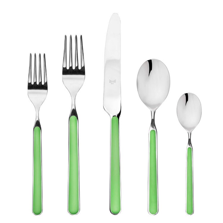 Mepra Fantasia 20-Piece Flatware Set in Apple Green (Setting for 4)