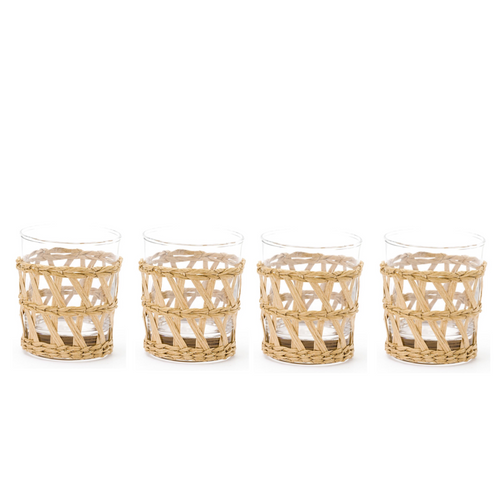 Lattice Stemless Wine Glass (Set of 4) – Pineapples Palms Too