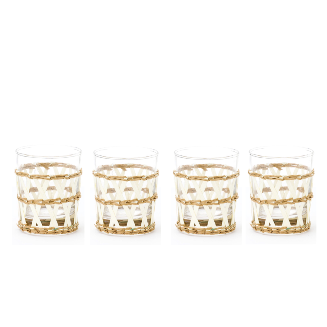 White Island Wrapped Tumbler-Set of 4