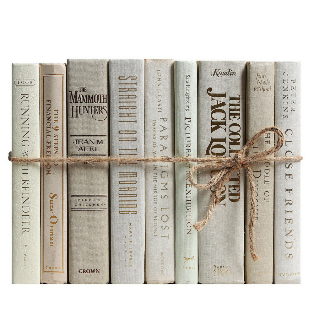 Decorative Books-Modern Beach with Gold