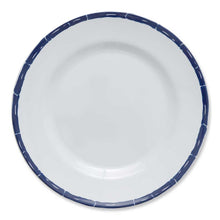 Load image into Gallery viewer, Blue Bamboo Melamine Dinner Plates (Set of 6)
