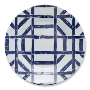 Blue Bamboo Melamine Lunch Plates (Set of 6)