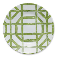 Load image into Gallery viewer, Green Bamboo Melamine Lunch Plates (Set of 6)
