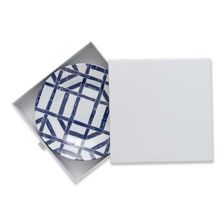 Blue Bamboo Melamine Lunch Plates (Set of 6)