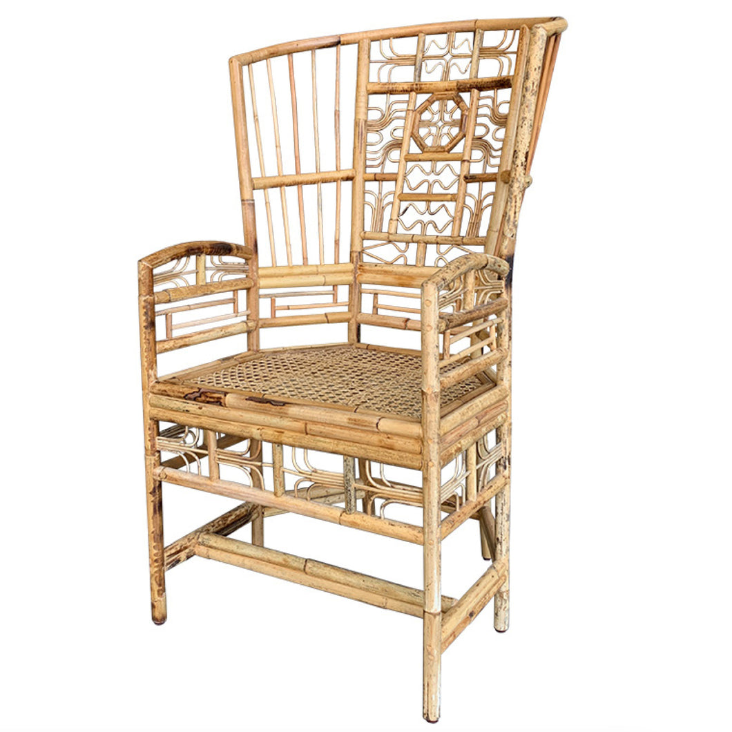 Indochine High Back Chair