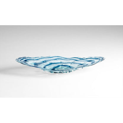 Abyss Glass Plate - Blue/Clear