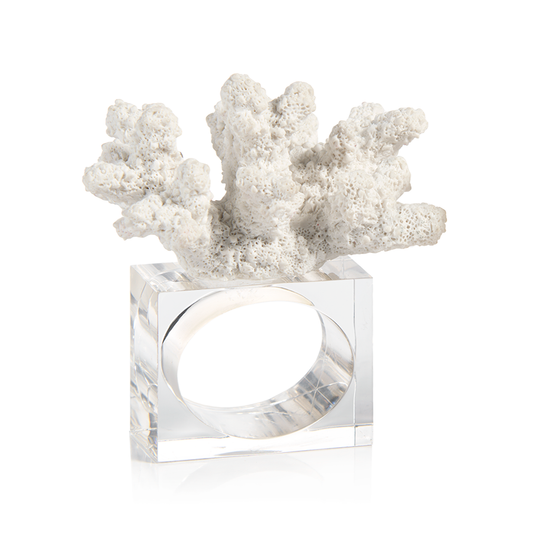 Coral Napkin Rings (Set of 6)