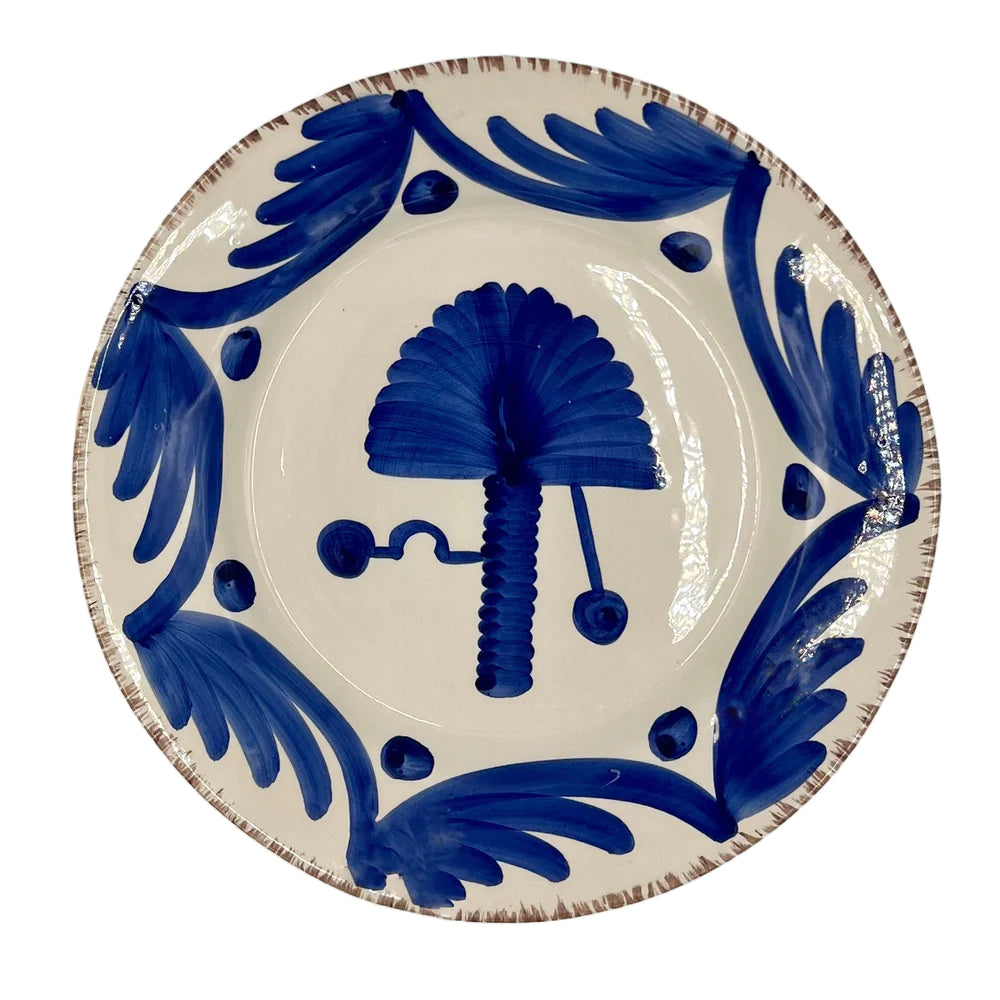 Casa Nuno Palm Dinner Plates (Set of 4)