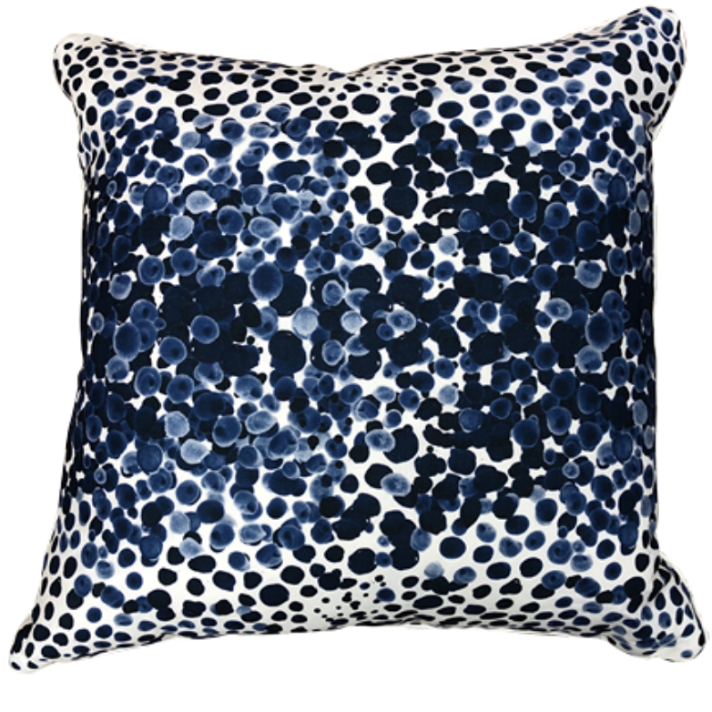 Array Indigo Spotted Pillow