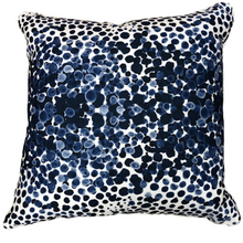 Load image into Gallery viewer, Array Indigo Spotted Pillow
