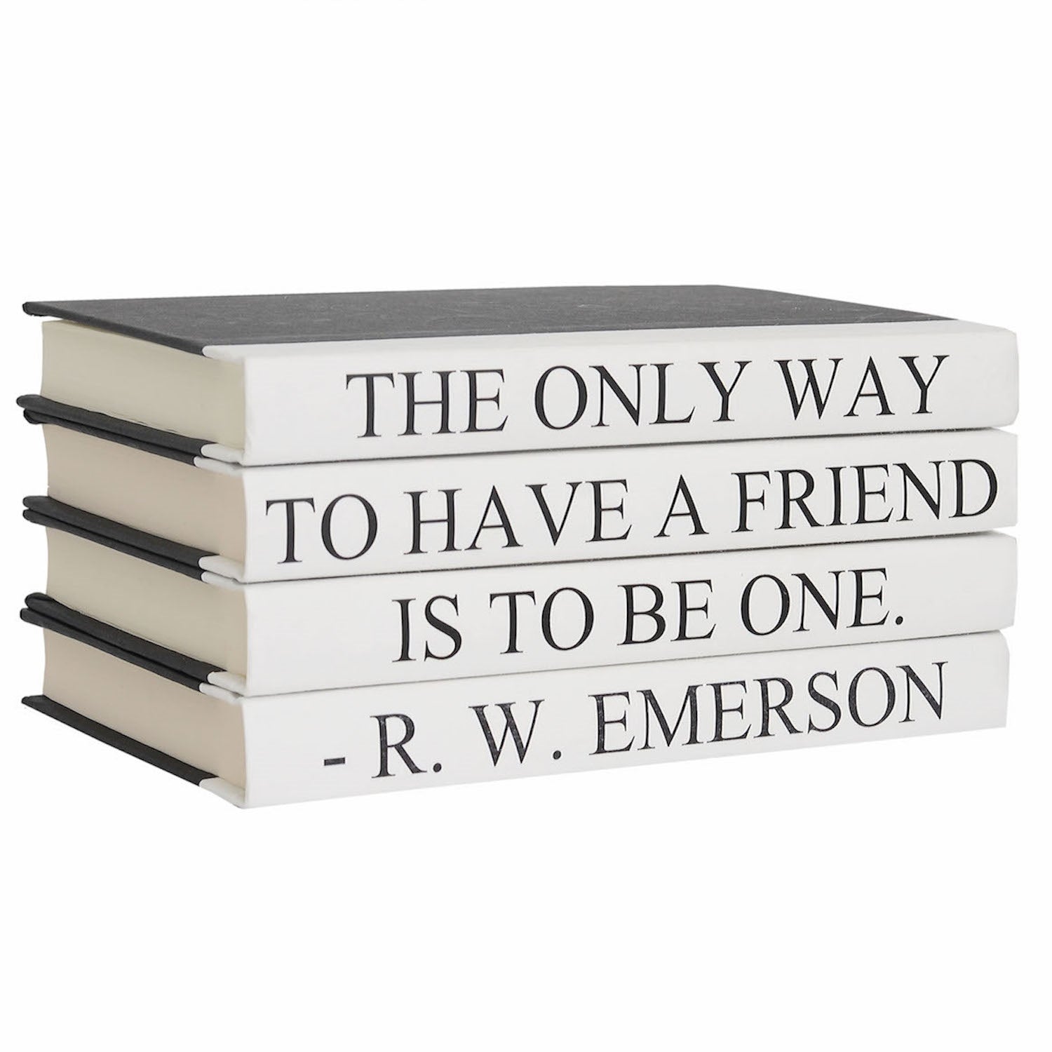 R.W. Emerson - Quote Book Set- Have a Friend Quote – Pineapples Palms Too