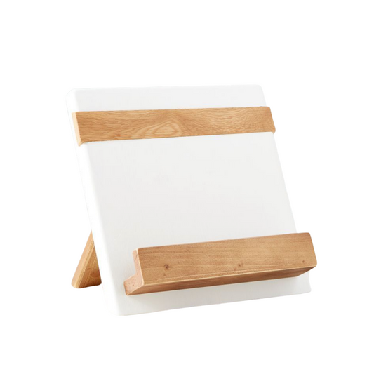 White Mod iPad/Cookbook Holder